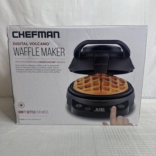 Chefman digital volcano waffle - chefman,
