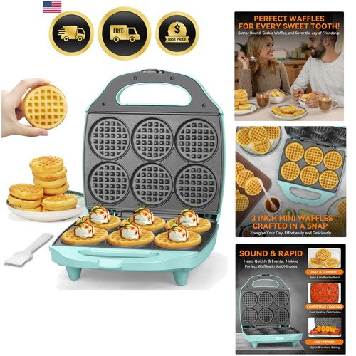 Mini waffle maker machine - waffle,