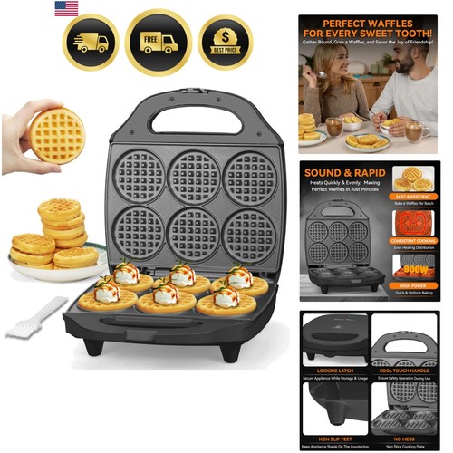 Mini waffle maker - maker,