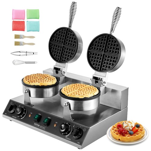 Vevor commercial waffle maker - waffle,
